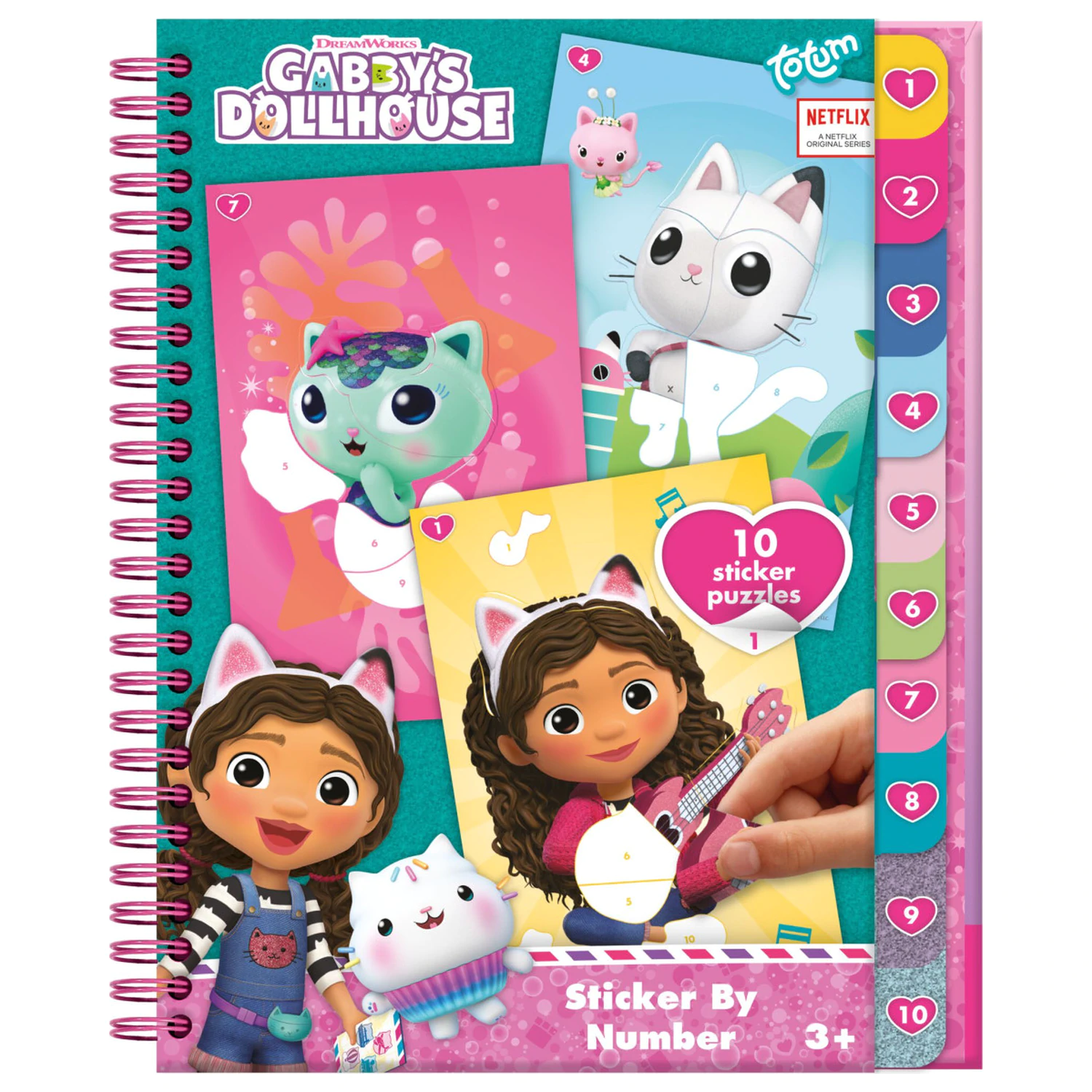 Gabi's Dollhouse Sprinkle Party Puzzle Samolepky a omalovánky Set fotografii produktu