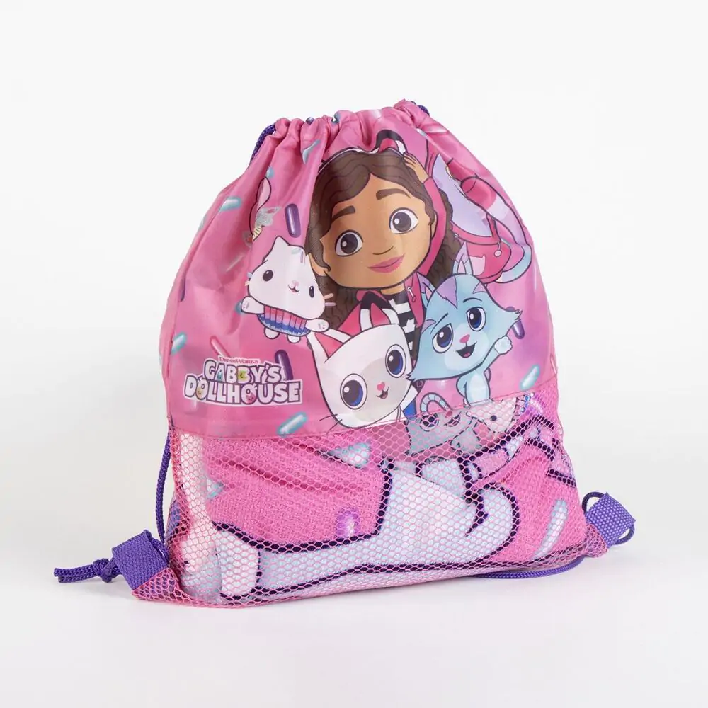 Gabbys Dollhouse sada ručník + taška + čepice fotografii produktu