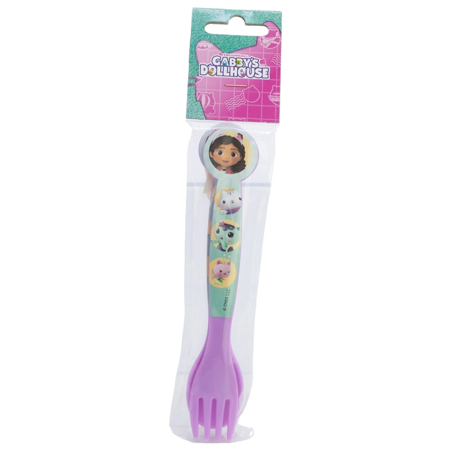 Gabby's Dollhouse Wonderland plastová sada příborů – 2 kusy fotografii produktu