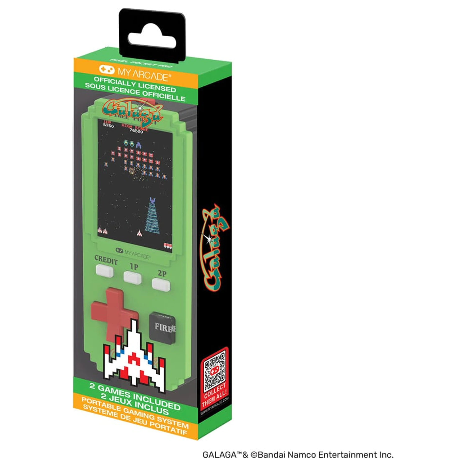 Galaga přenosný herní systém Pixel Pocket Pro fotografii produktu
