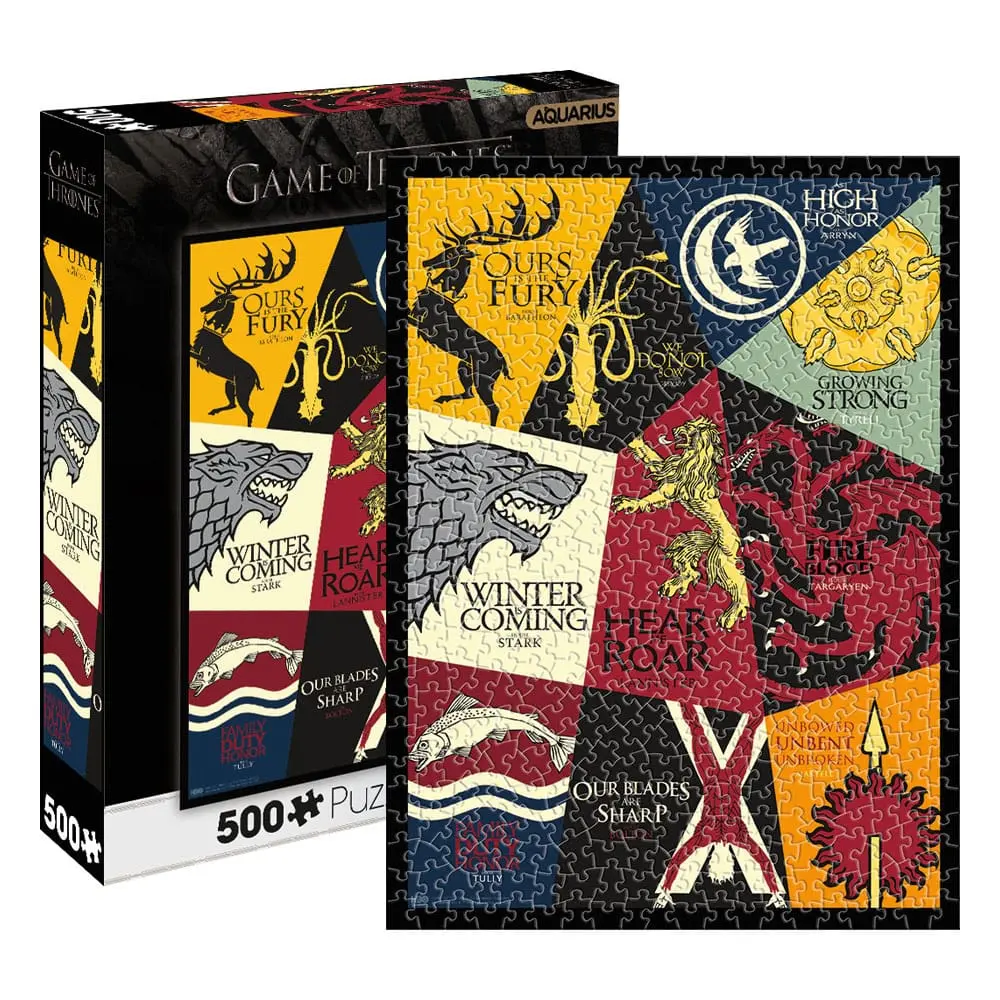 Game of Thrones Puzzle Houses (500 dílků) fotografii produktu