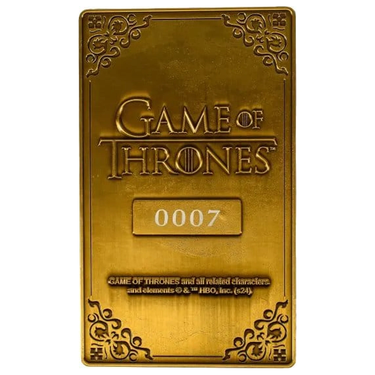 Game of Thrones Ingot Mapa Westerosu fotografii produktu