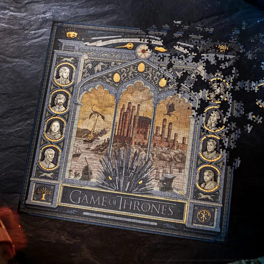 Game of Thrones vícerozměrné puzzle (1000 dílků) fotografii produktu