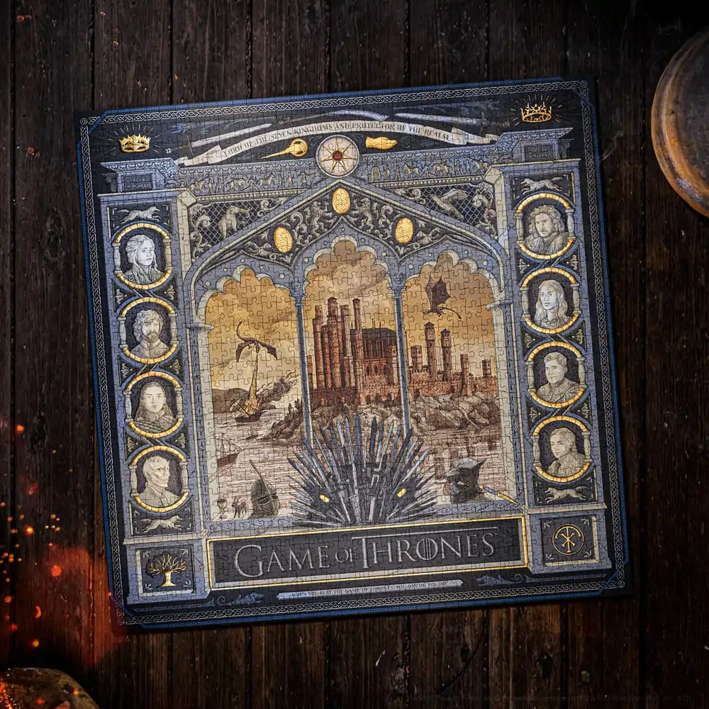 Game of Thrones vícerozměrné puzzle (1000 dílků) fotografii produktu