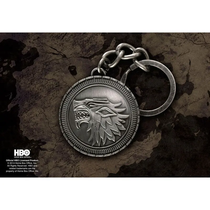 Game of Thrones Stark Štít klíčenka fotografii produktu