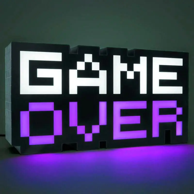 Světlo Game Over 8-BIT 30 cm fotografii produktu