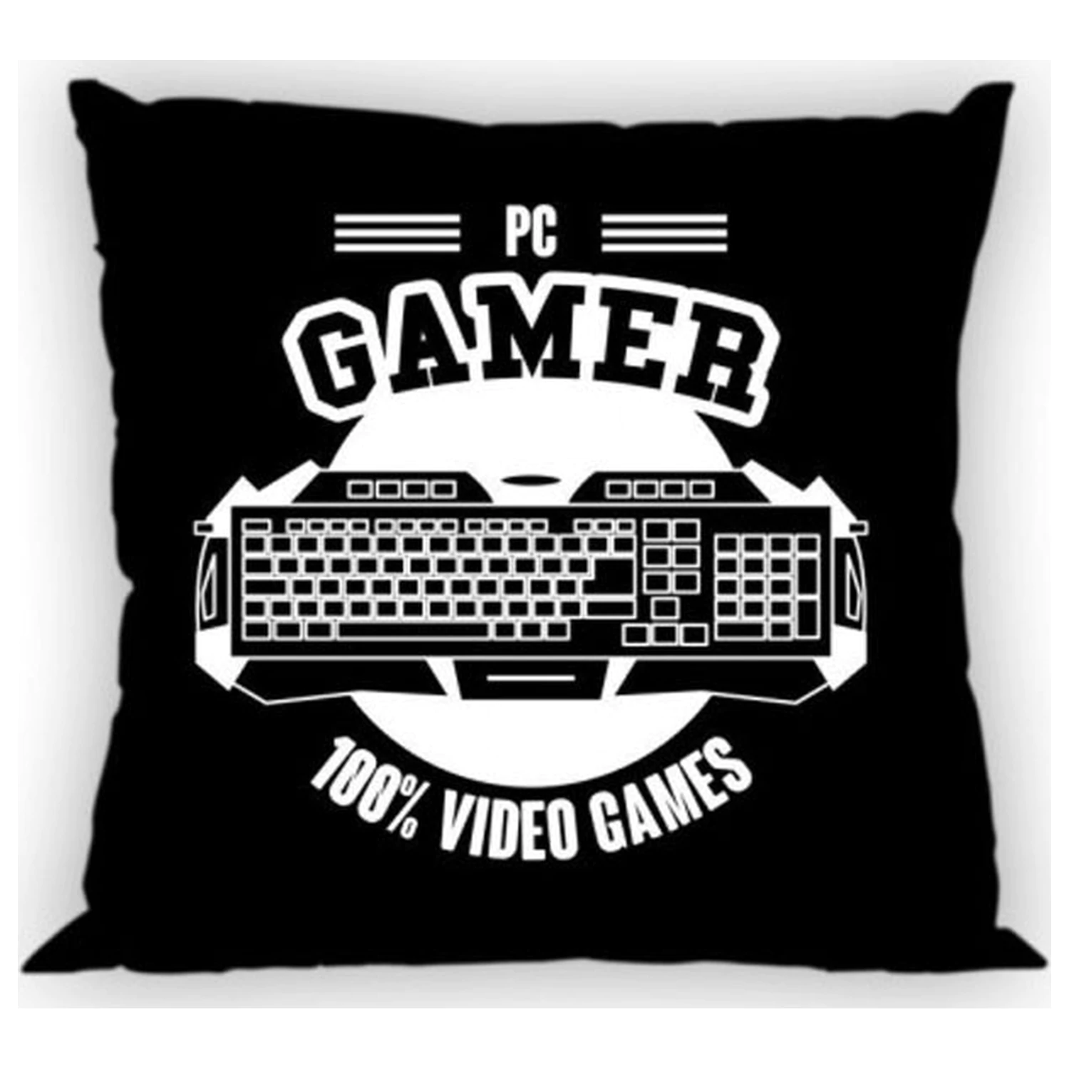 Černý povlak na polštář Gamer fotografii produktu