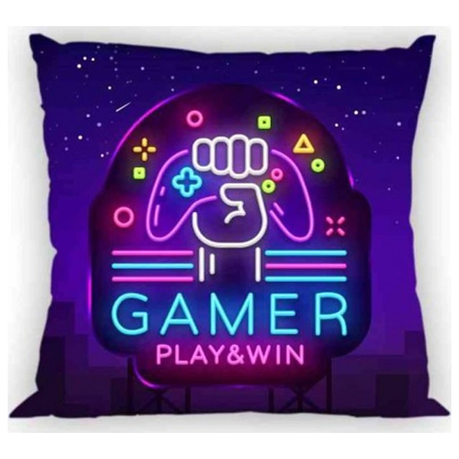 Gamer Neon povlak na polštář fotografii produktu