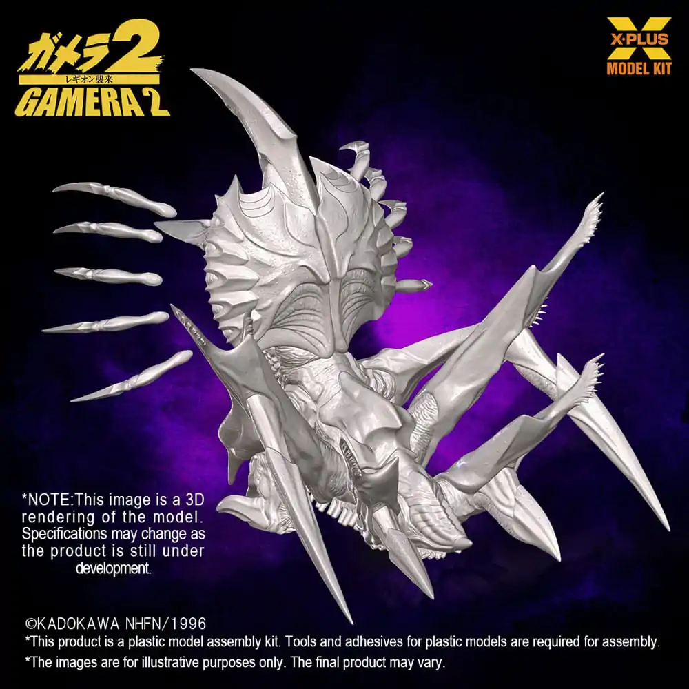 Gamera 2 Plastic Model Kit 1/700 Legion 20 cm Plastiková modelářská stavebnice fotografii produktu