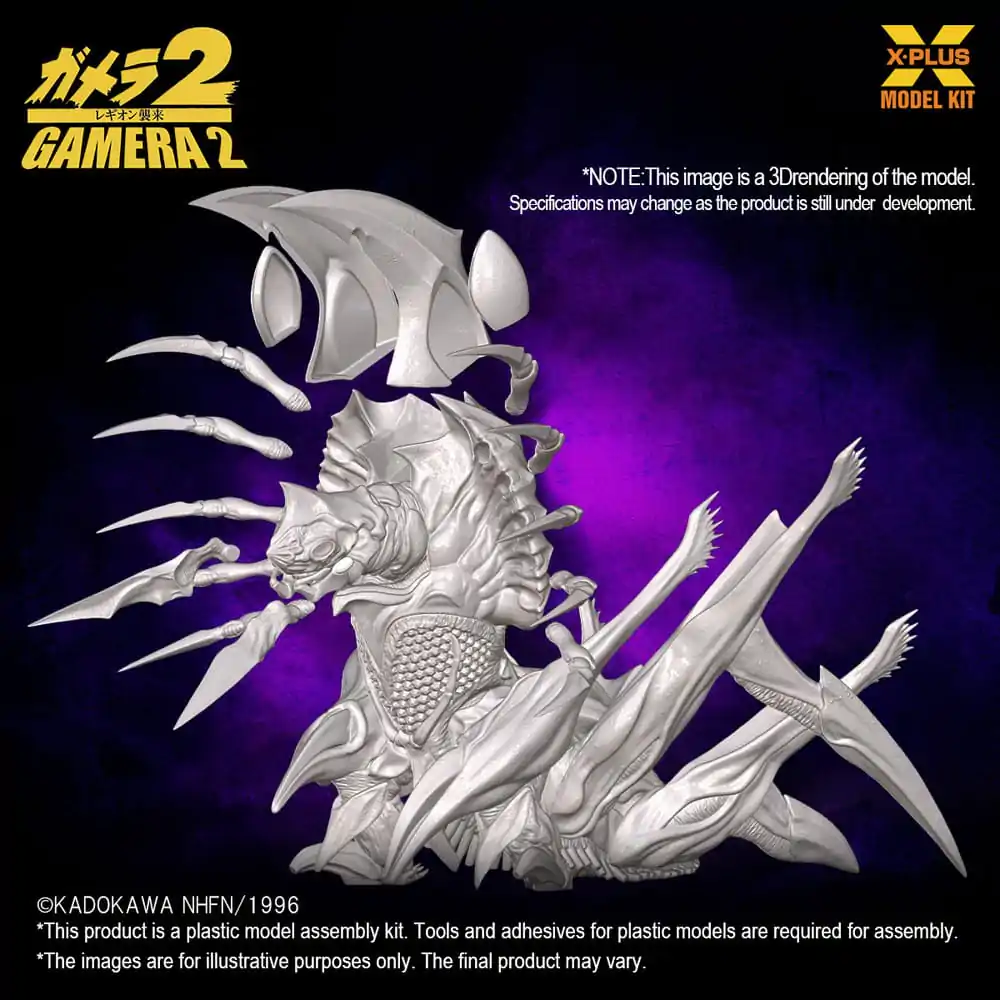 Gamera 2 Plastic Model Kit 1/700 Legion 20 cm Plastiková modelářská stavebnice fotografii produktu