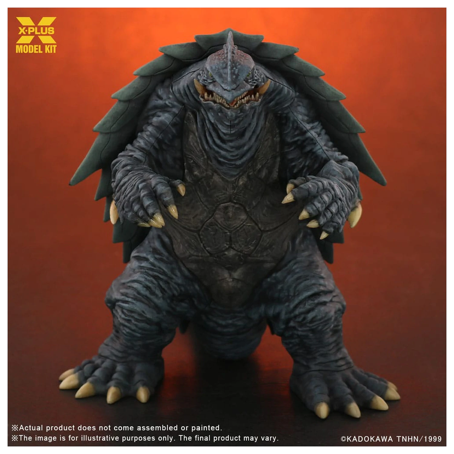 Gamera 3: Revenge of Iris sada plastových modelů 1/700 Gamera (1999) 12 cm fotografii produktu
