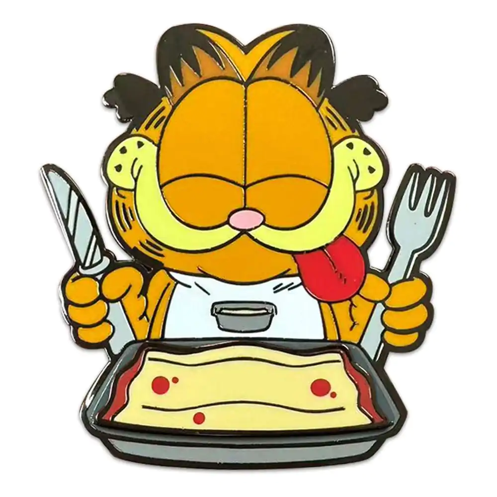 Garfield Pin Badge Disco Garfield Lasagna Dinner 5 cmGarfield Odznak Disco Garfield Lasagna Dinner 5 cm fotografii produktu