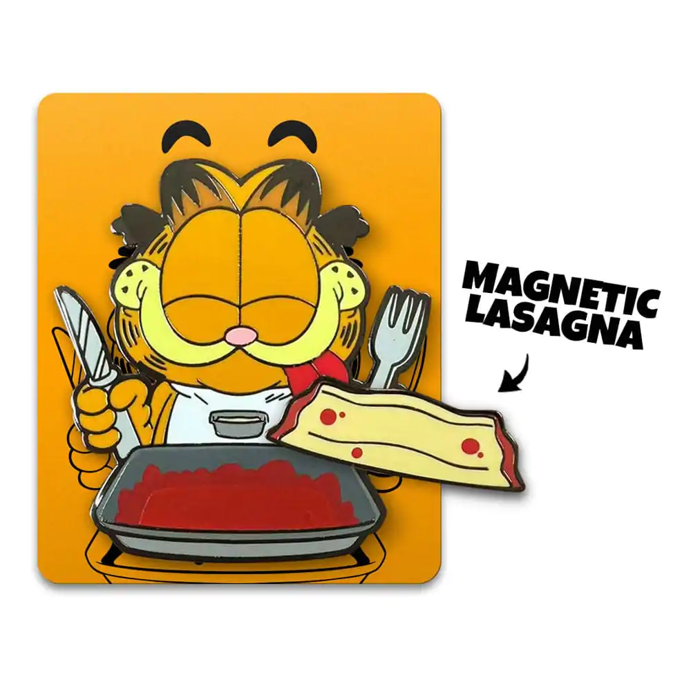 Garfield Pin Badge Disco Garfield Lasagna Dinner 5 cmGarfield Odznak Disco Garfield Lasagna Dinner 5 cm fotografii produktu