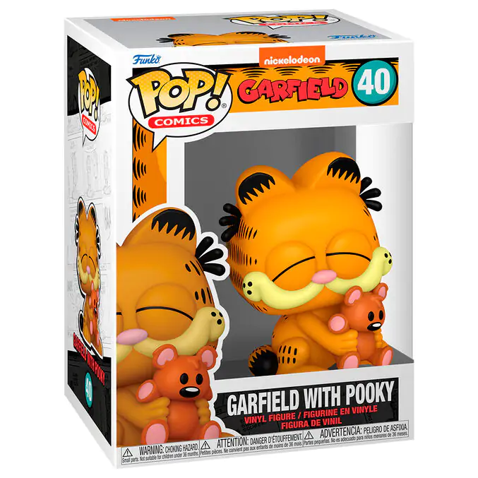 Garfield Funko POP! Comics vinylová figurka Garfield s Pooky 9 cm fotografii produktu