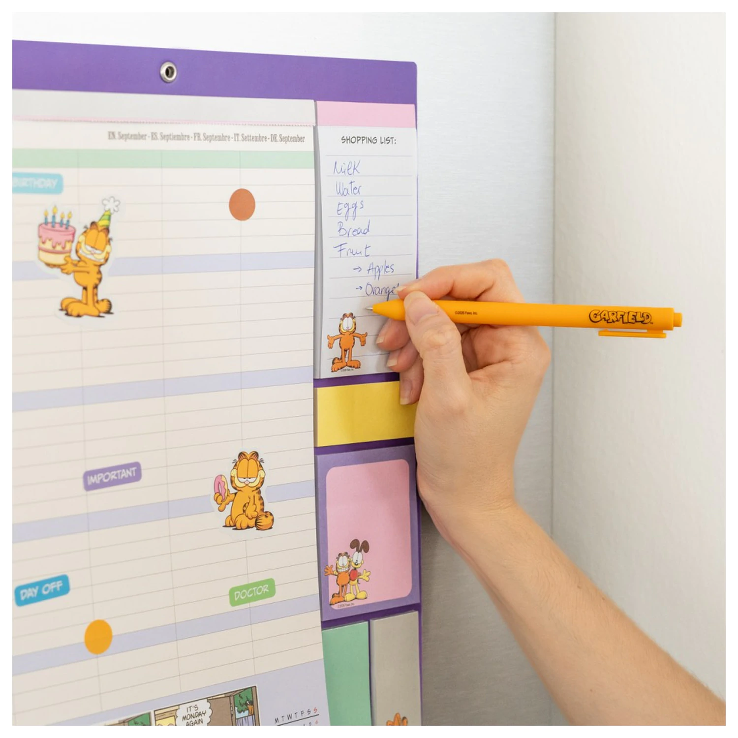 Garfield Magnetický plánovač 2026/27 30 x 35 cm fotografii produktu