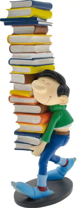 Gaston Gaston Holding a Pile of Books Soška 26 cm fotografii produktu