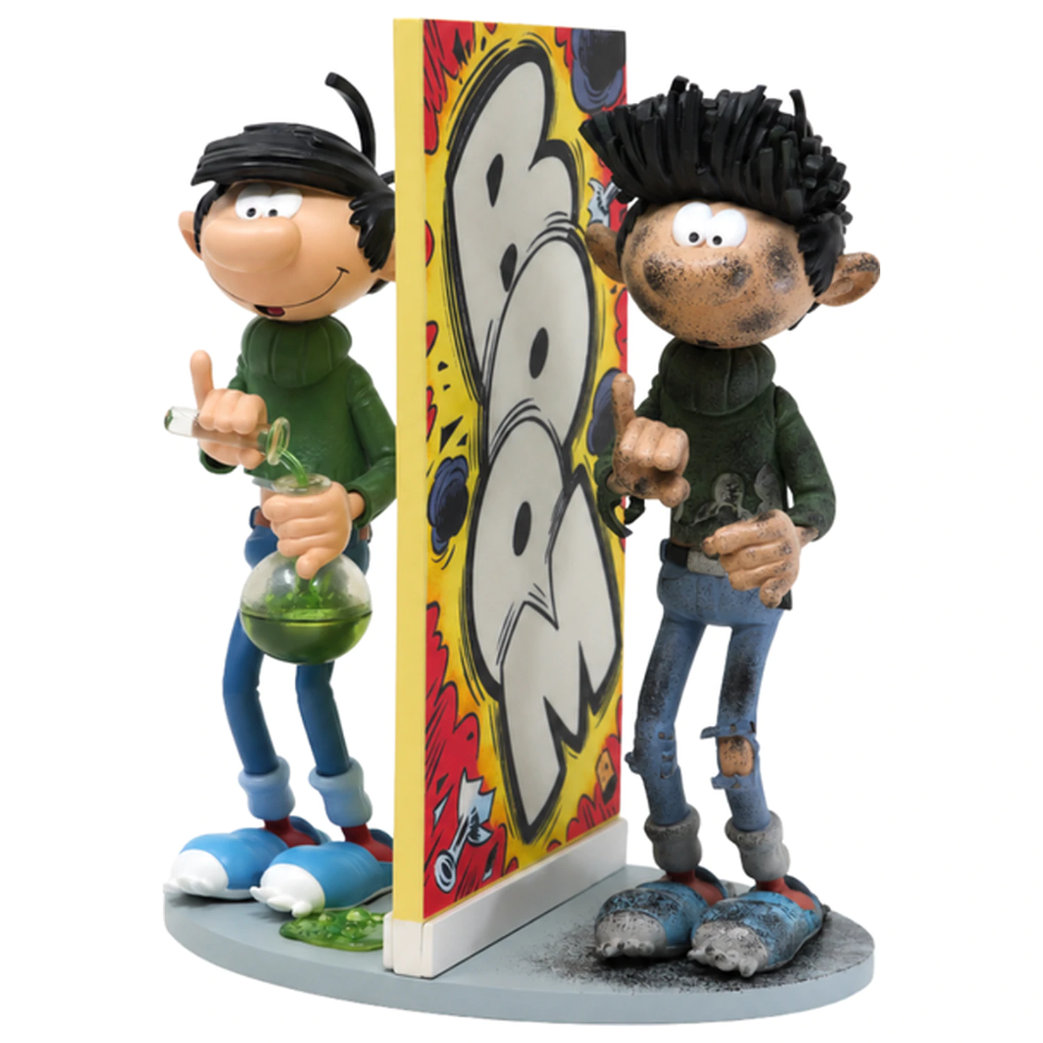 Gaston Lagaffe Figurka z rezinu Gaston "Explosion" 18cm fotografii produktu