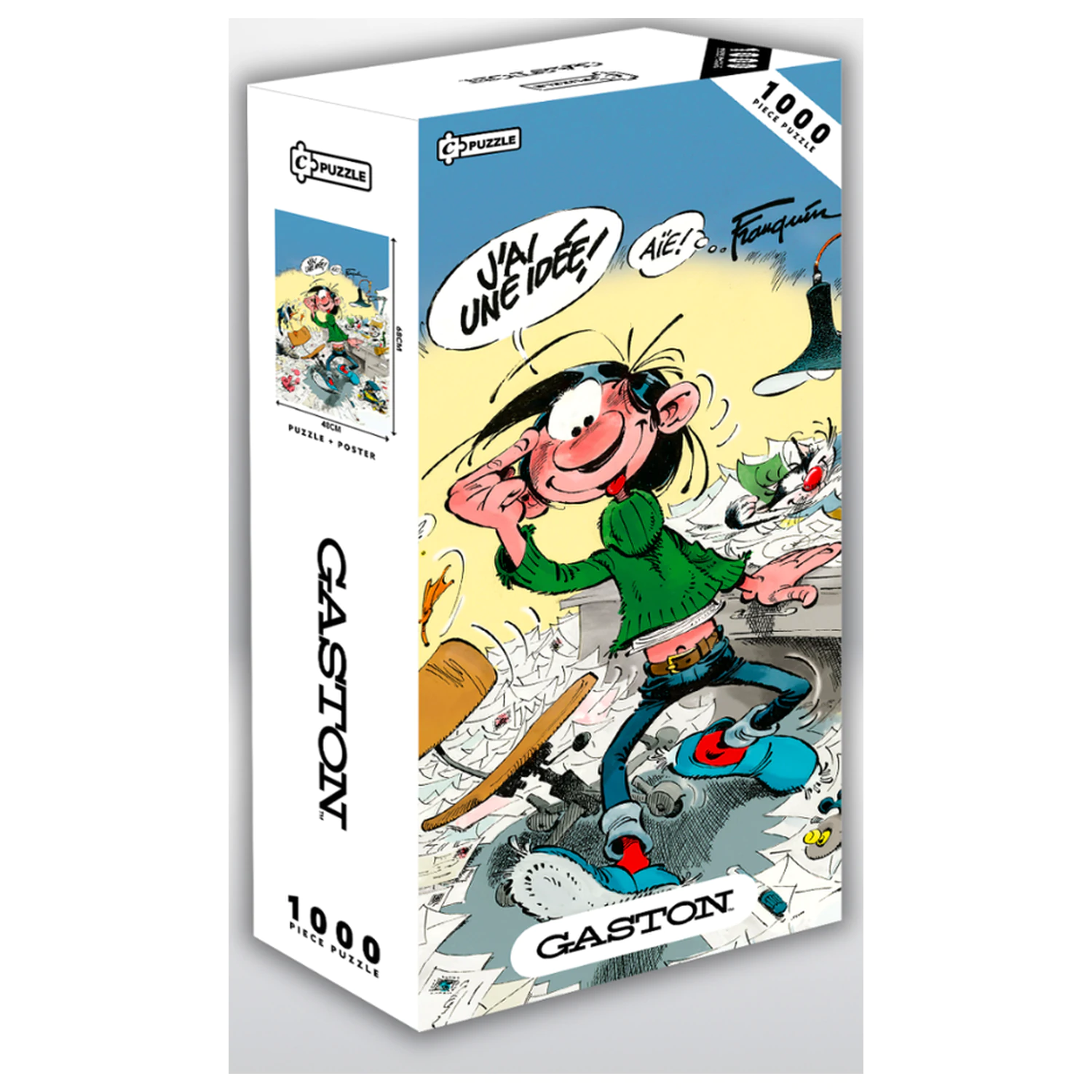 Gaston Lagaffe - J'ai une idée Plakát + Puzzle 1000 ks fotografii produktu