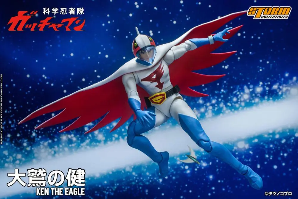 Akční figurka Gatchaman 1/12 Ken the Eagle 18 cm fotografii produktu