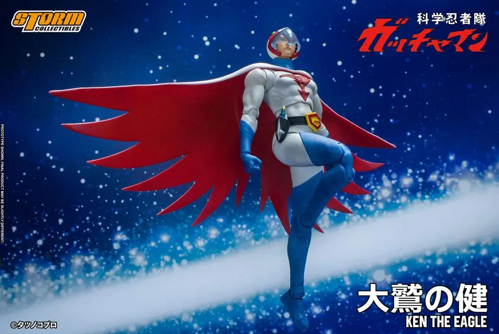 Akční figurka Gatchaman 1/12 Ken the Eagle 18 cm fotografii produktu