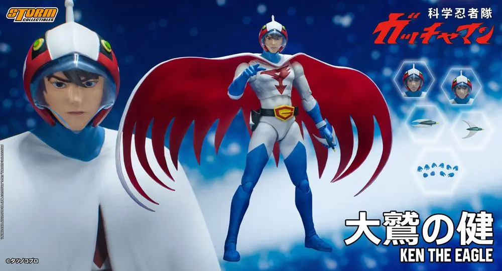 Akční figurka Gatchaman 1/12 Ken the Eagle 18 cm fotografii produktu