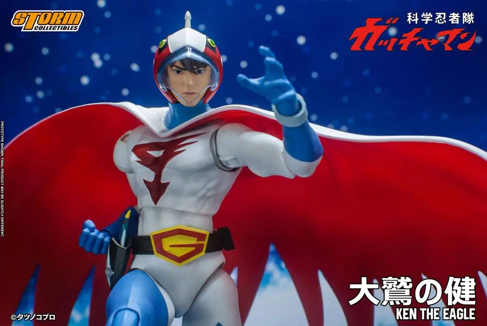 Akční figurka Gatchaman 1/12 Ken the Eagle 18 cm fotografii produktu