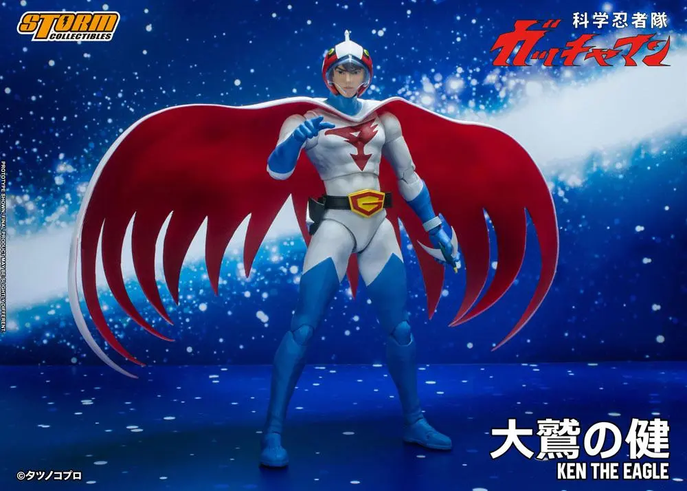 Akční figurka Gatchaman 1/12 Ken the Eagle 18 cm fotografii produktu