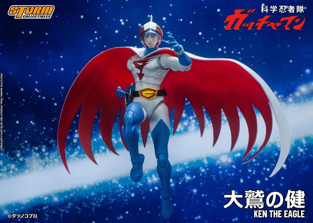 Akční figurka Gatchaman 1/12 Ken the Eagle 18 cm fotografii produktu