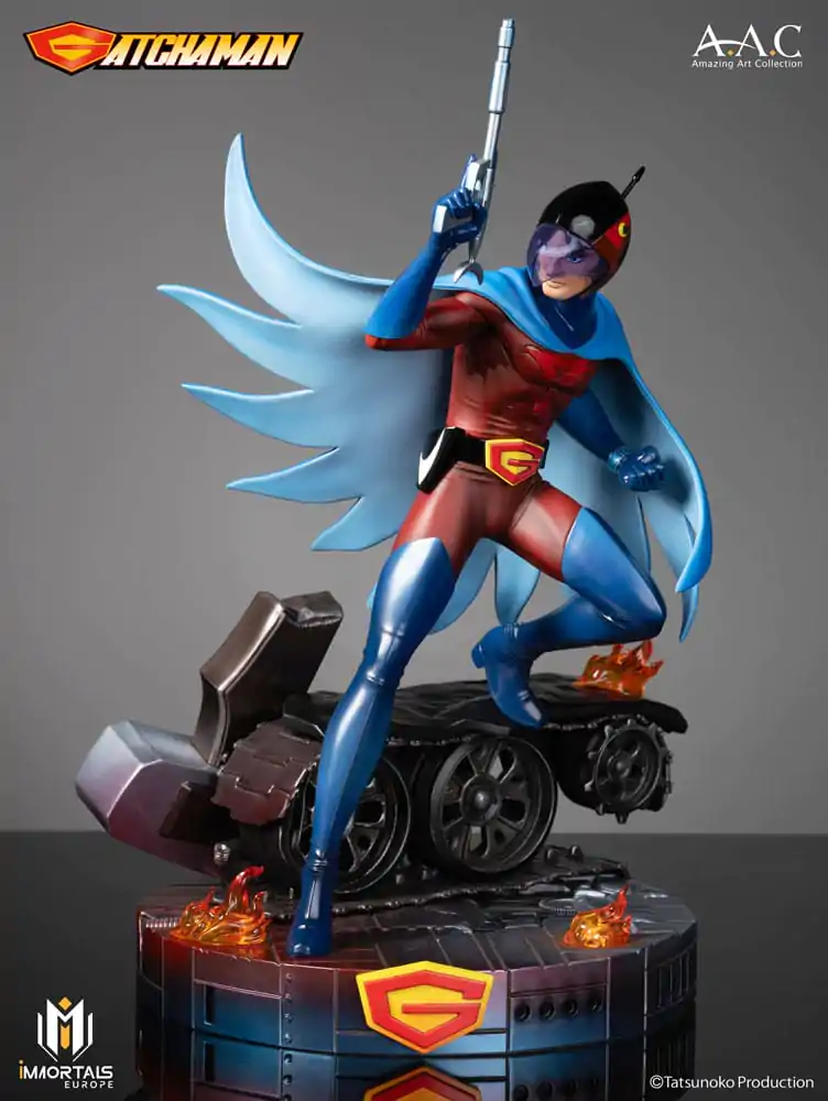 Gatchaman Amazing Art Collection Socha Joe the Condor, Expert in Shooting 34 cm fotografii produktu
