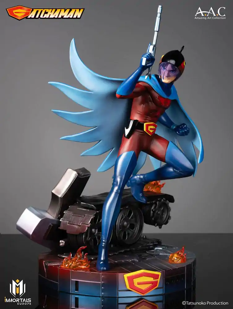 Gatchaman Amazing Art Collection Socha Joe the Condor, Expert in Shooting 34 cm fotografii produktu