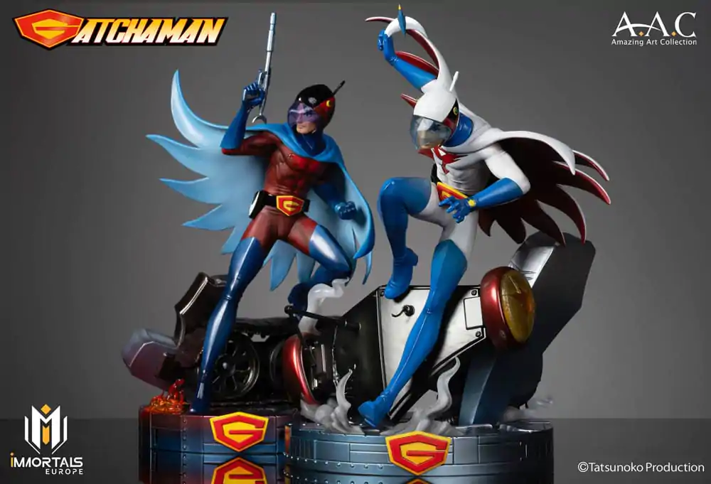 Gatchaman Amazing Art Collection Socha Ken the Eagle, Vůdce Science Ninja Team 34 cm fotografii produktu