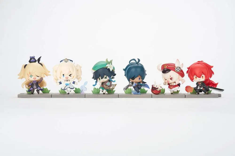 Genshin Impact Battle Scene Series Sběratelská figurka, balení po 6 kusech, edice Mondstadt, 5 cm fotografii produktu