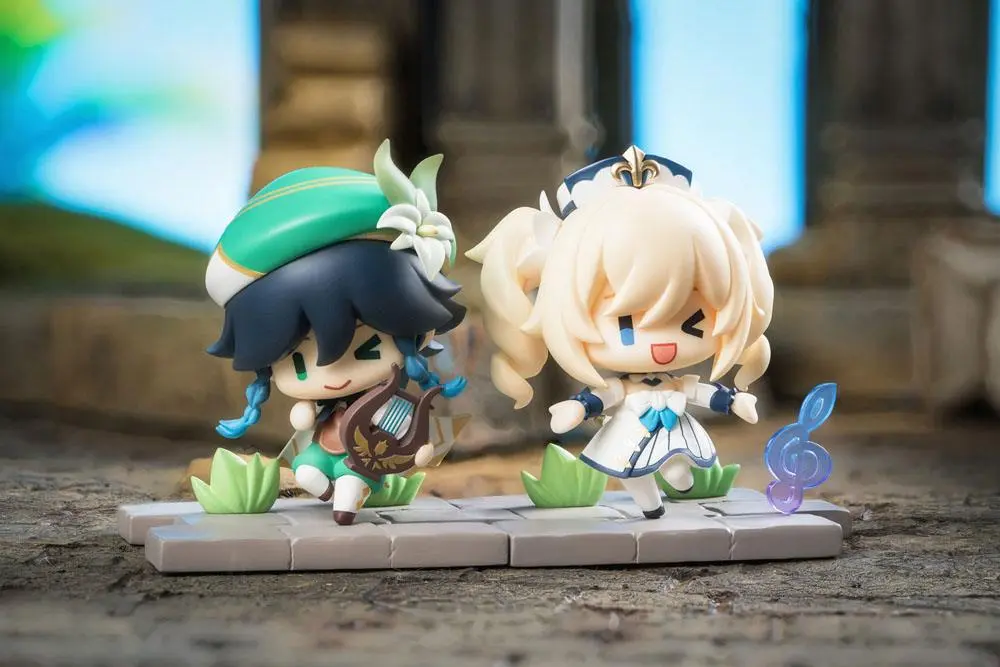 Genshin Impact Battle Scene Series Sběratelská figurka, balení po 6 kusech, edice Mondstadt, 5 cm fotografii produktu