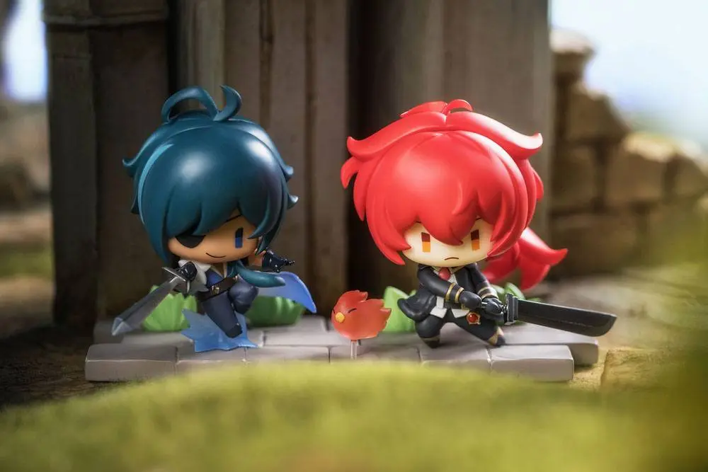 Genshin Impact Battle Scene Series Sběratelská figurka, balení po 6 kusech, edice Mondstadt, 5 cm fotografii produktu