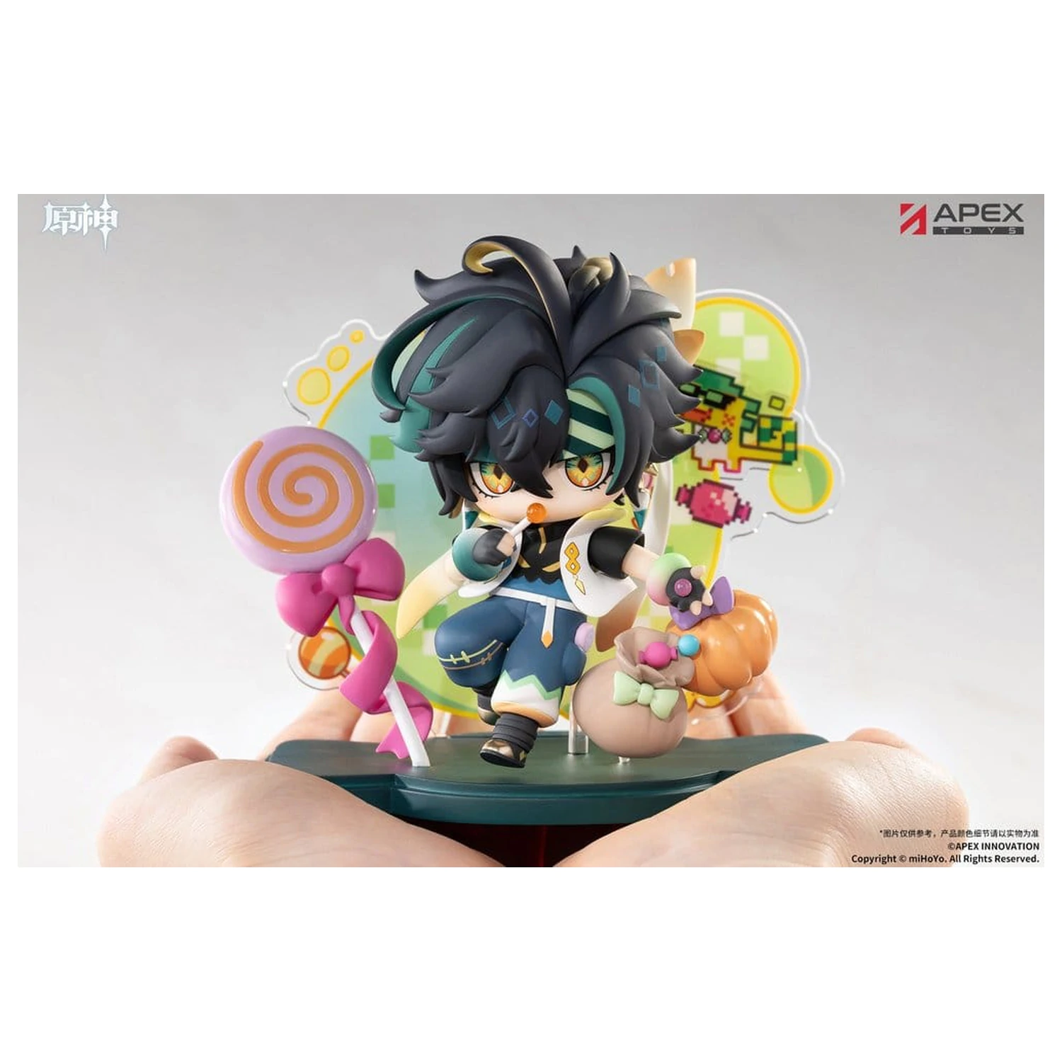 Genshin Impact Chibi Chara PVC figurka You Ye Qi Xiang Series Kinich 11 cm fotografii produktu