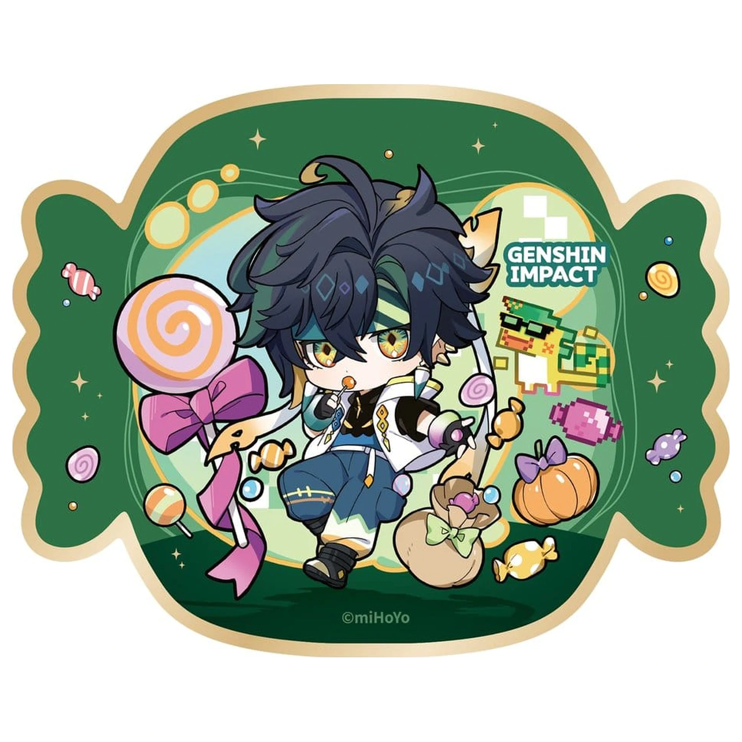 Genshin Impact Chibi Chara PVC figurka You Ye Qi Xiang Series Kinich 11 cm fotografii produktu
