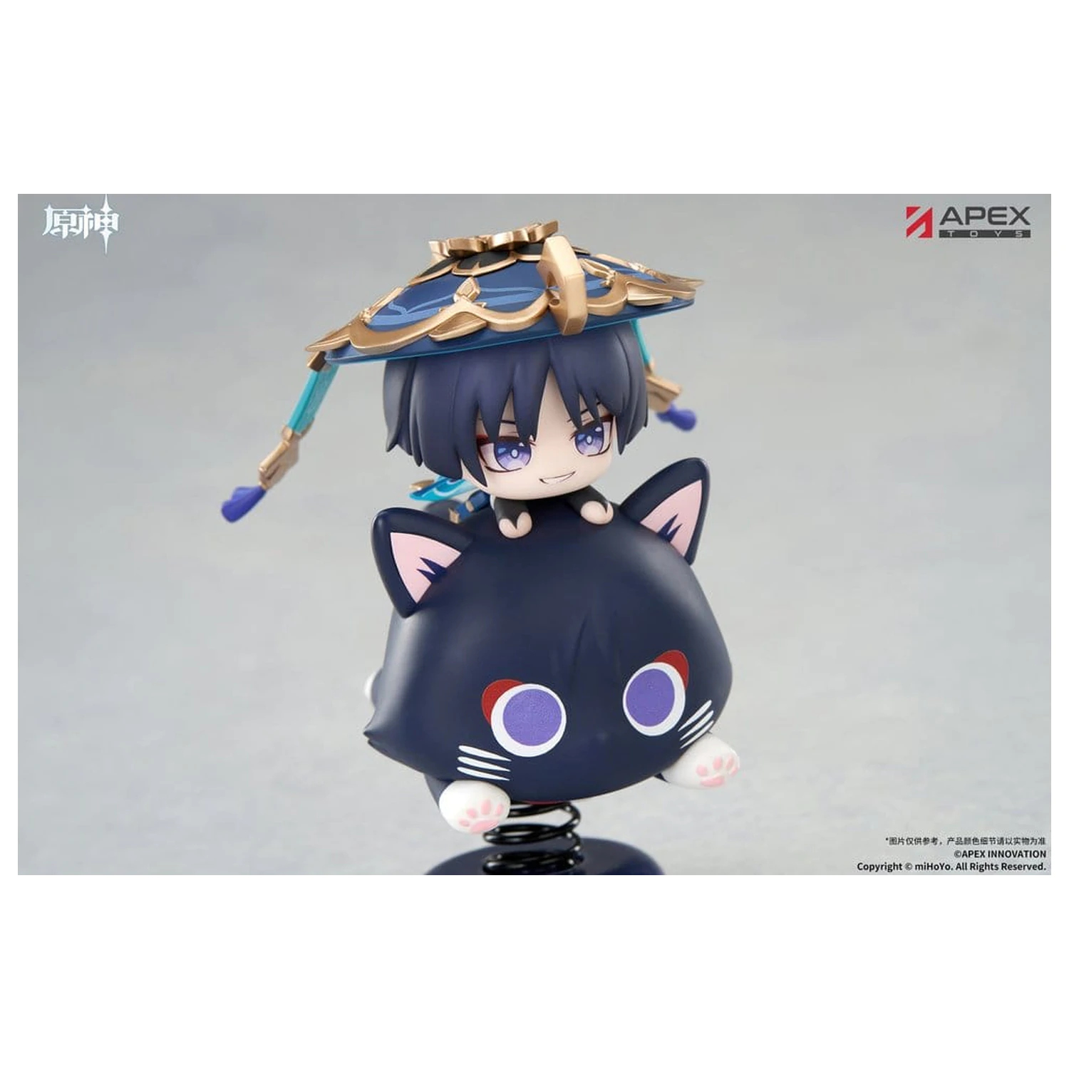 Genshin Impact Chibi Chara Yurayura Stand PVC figurka Wanderer 11 cm fotografii produktu