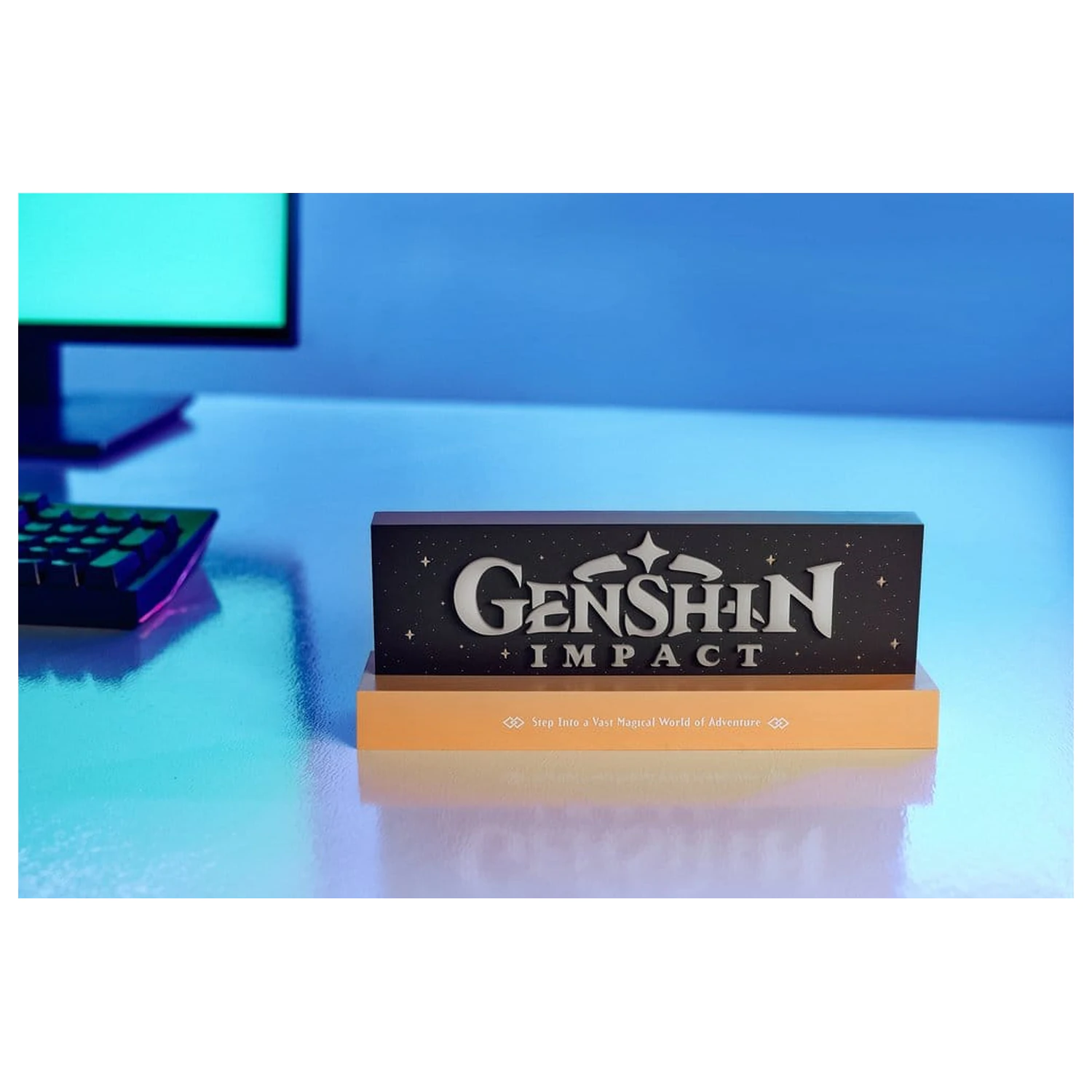 Genshin Impact LED logo lampa fotografii produktu