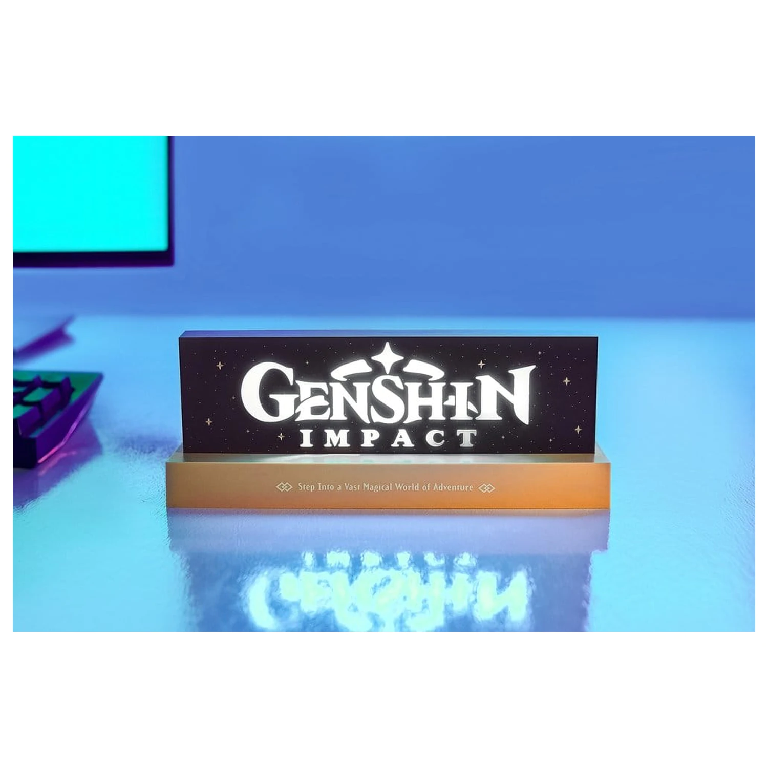 Genshin Impact LED logo lampa fotografii produktu
