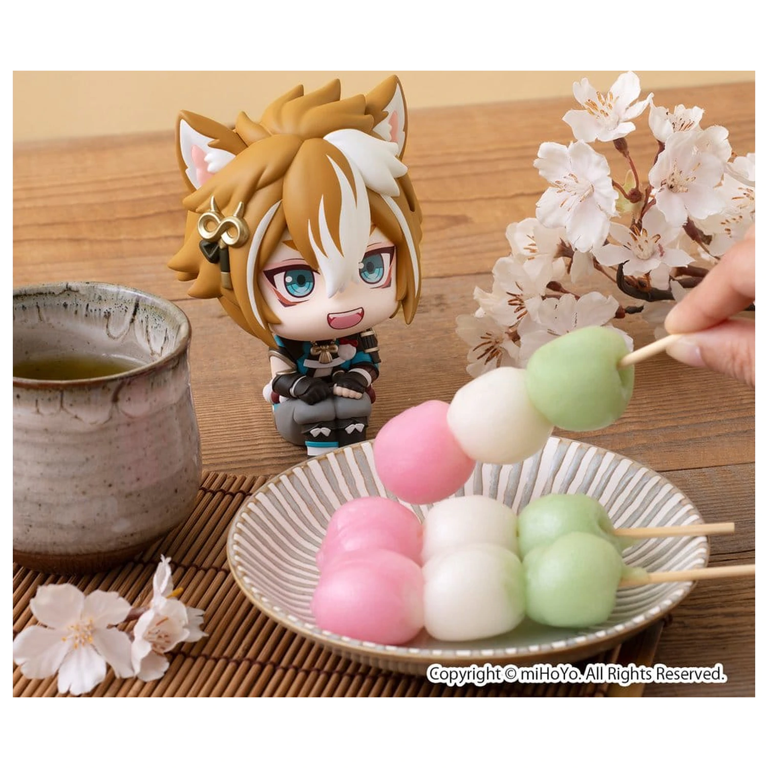 Genshin Impact Look Up PVC socha Gorou 11 cm fotografii produktu