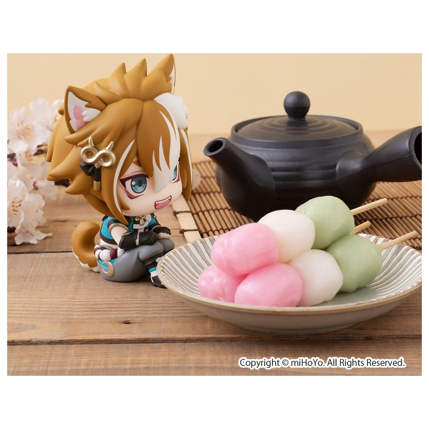 Genshin Impact Look Up PVC socha Gorou 11 cm fotografii produktu