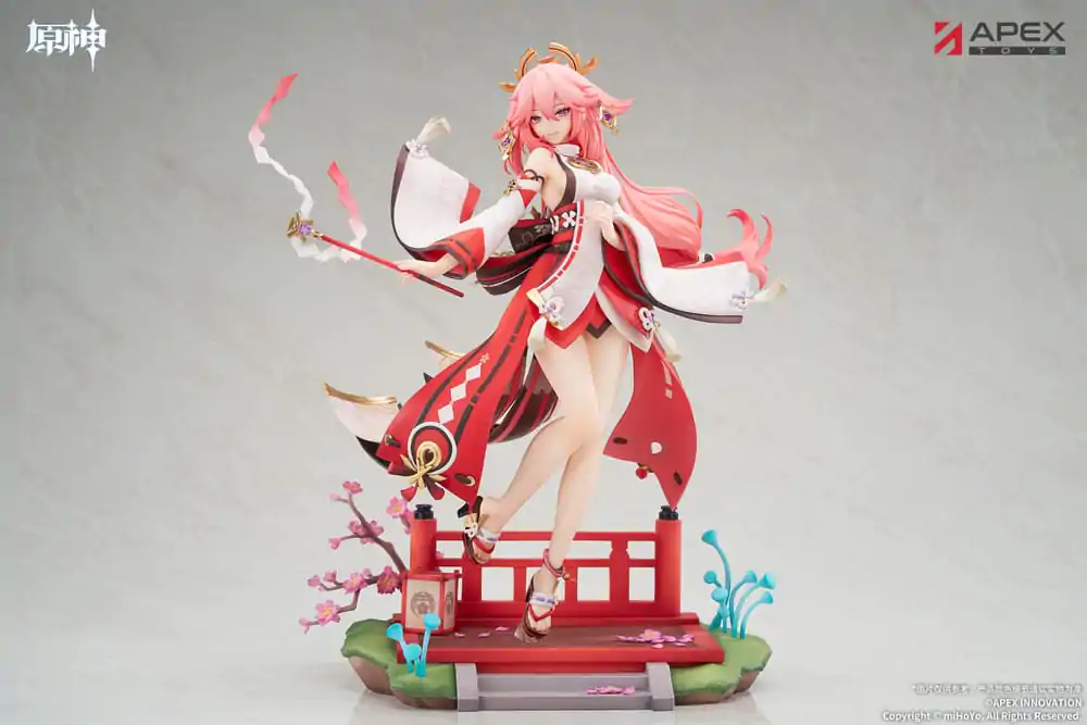 Genshin Impact PVC Socha 1/7 Yae Miko Astute Amusement Ver. 28 cm fotografii produktu