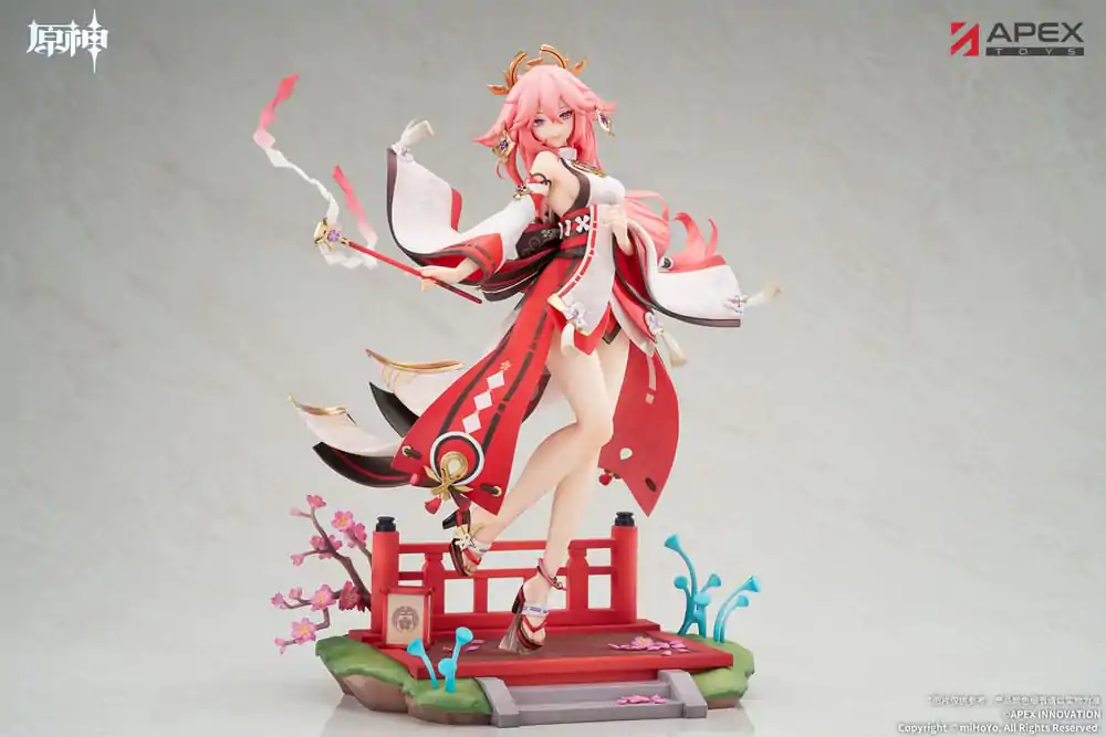 Genshin Impact PVC Socha 1/7 Yae Miko Astute Amusement Ver. 28 cm fotografii produktu