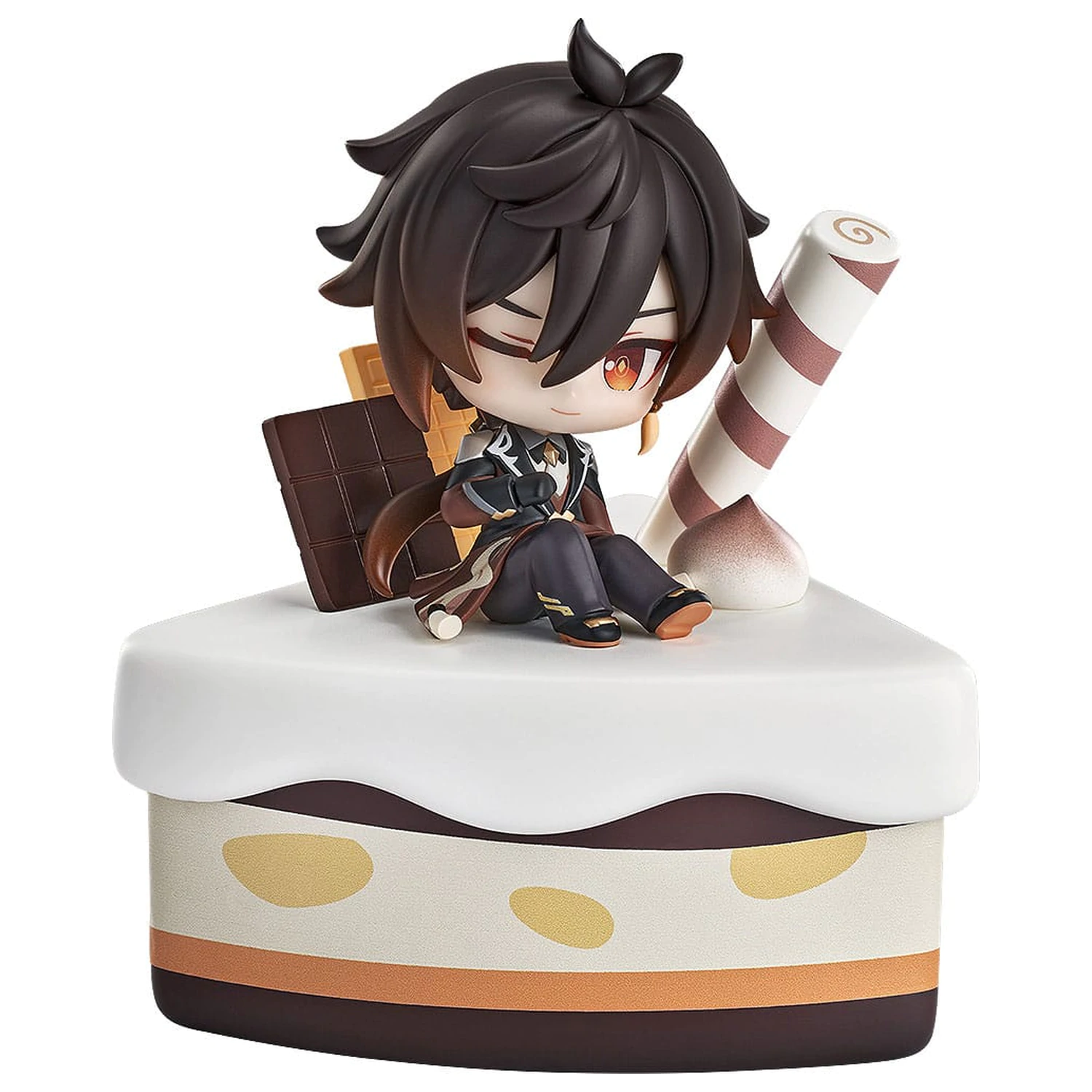 Genshin Impact Wondrous Travels Series Figurka Zhongli Chibi 12 cm fotografii produktu