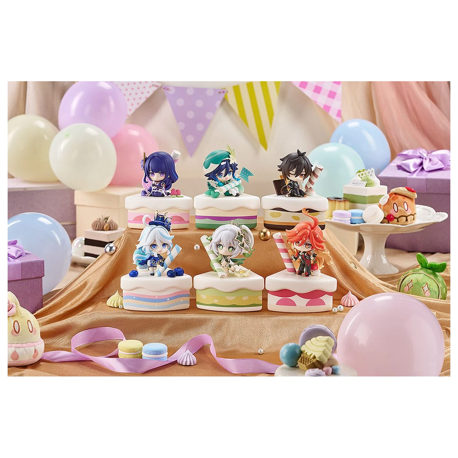 Genshin Impact Wondrous Travels Series Figurka Zhongli Chibi 12 cm fotografii produktu
