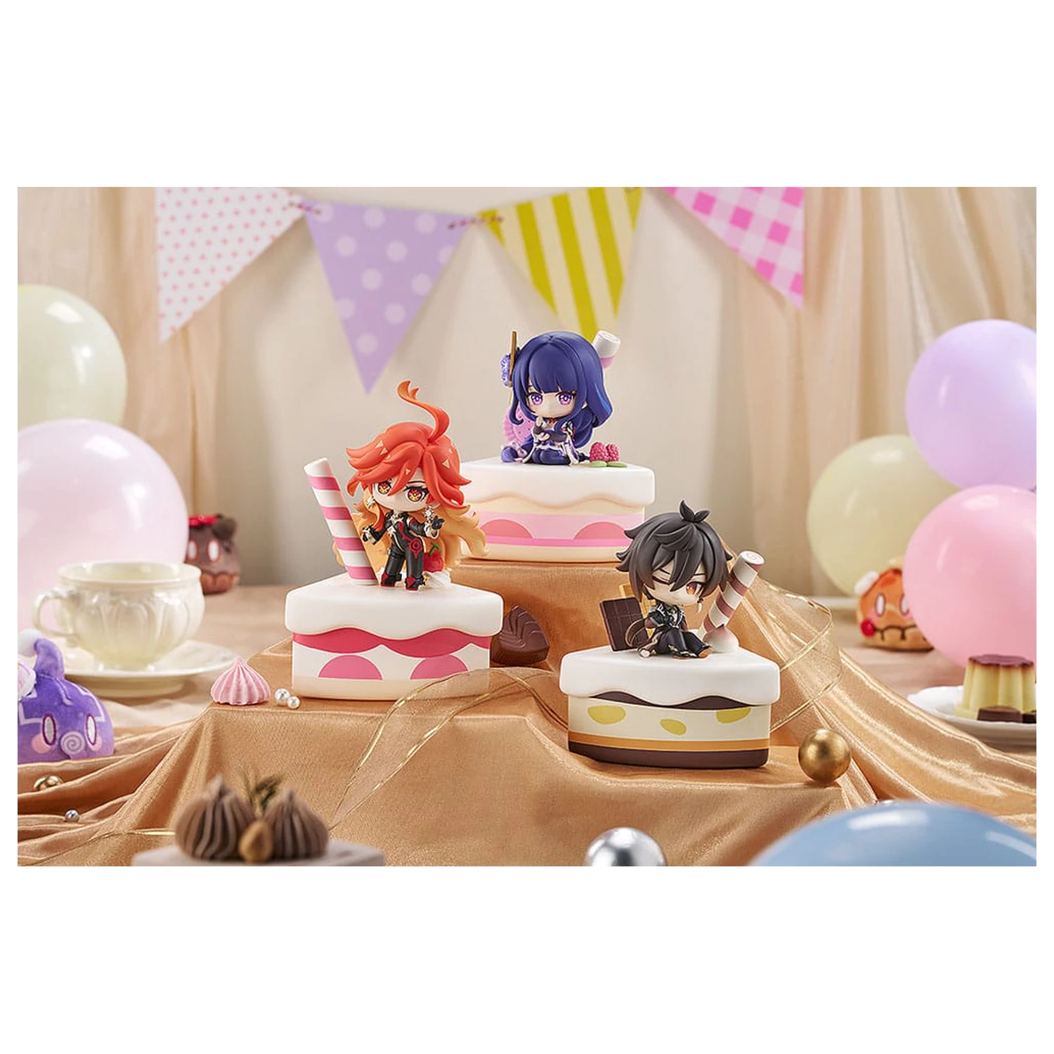 Genshin Impact Wondrous Travels Series Figurka Zhongli Chibi 12 cm fotografii produktu