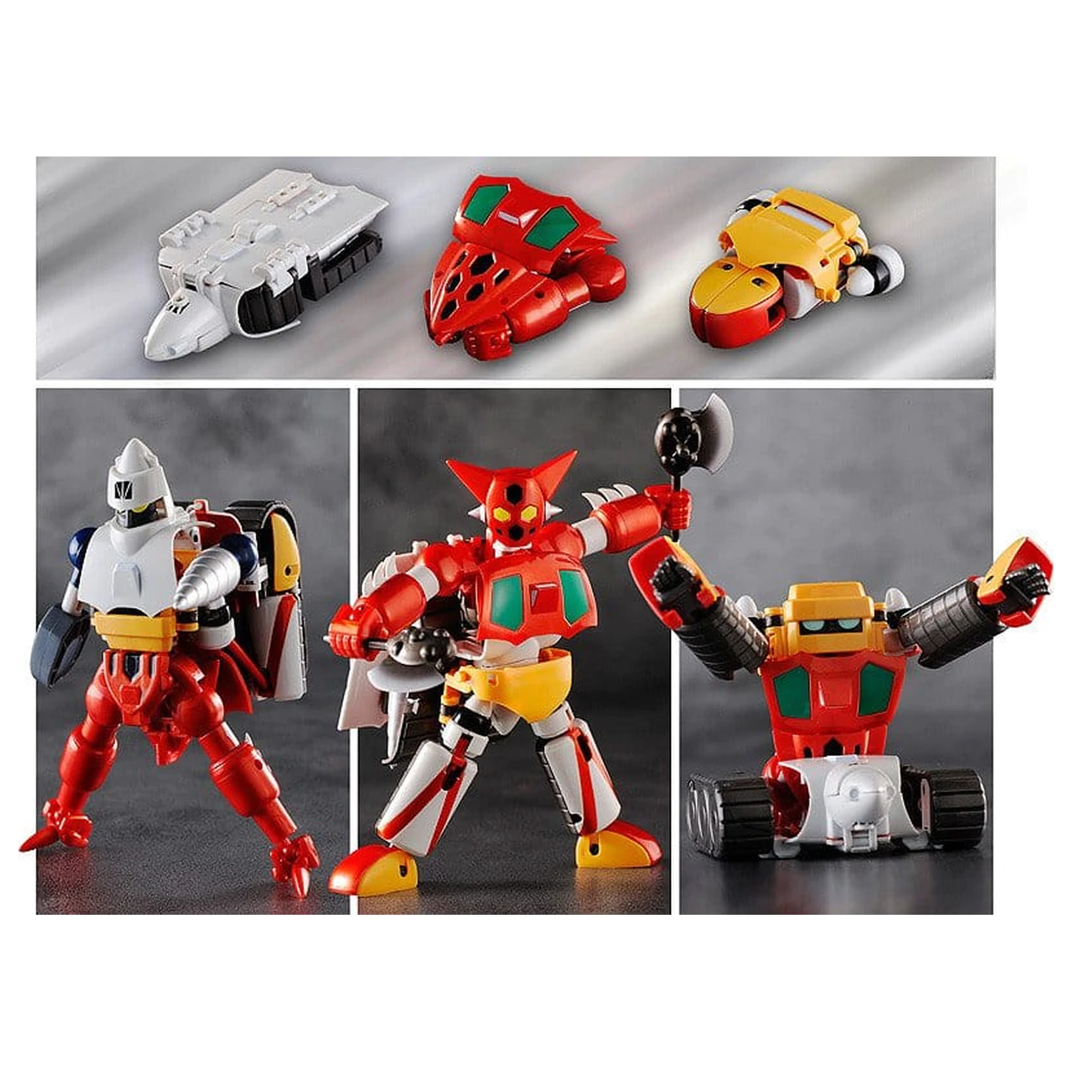 Getter Robo akční figurka 3-balení Dynamic Change Getter Robo 12 cm fotografii produktu