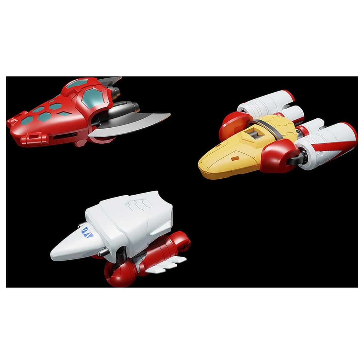 Getter Robo Moderoid plastiková modelová stavebnice miniaturní kombinující & transformující Getter 1 12 cm fotografii produktu
