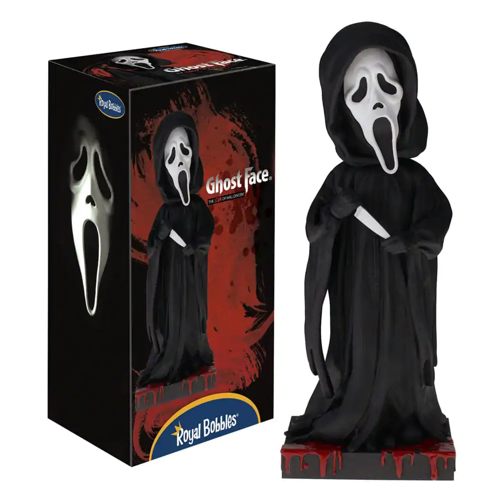 Ghost Face kývající se hlava Ghost Face Bobblescape 20 cm fotografii produktu