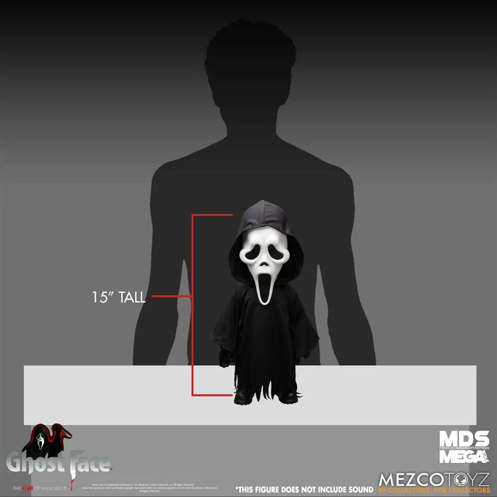 Ghost Face MDS Mega Scale plyšová panenka Ghost Face 38 cm fotografii produktu